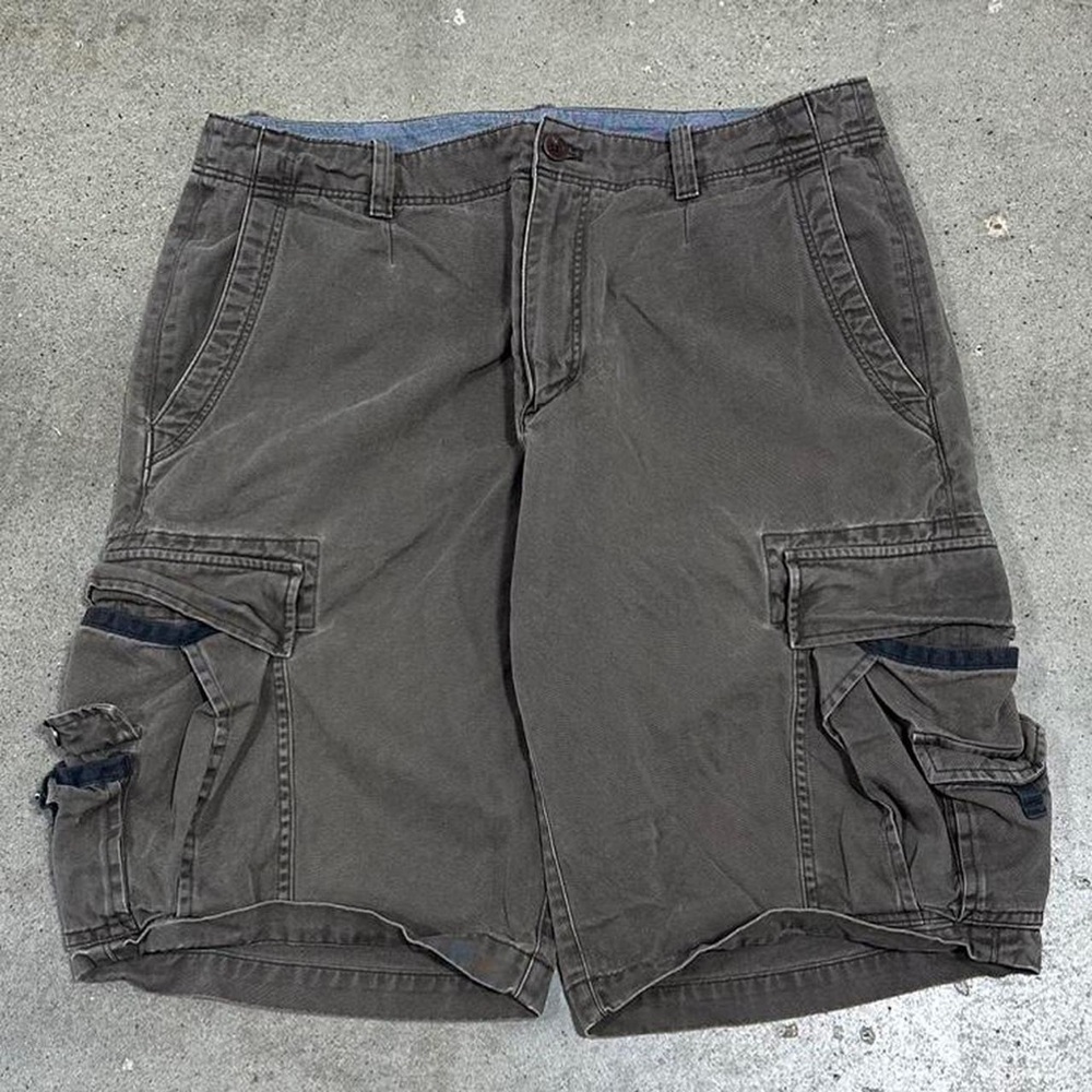 Banana Republic Men's Brown and Grey Shorts